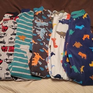 Carters fleece footed PJs